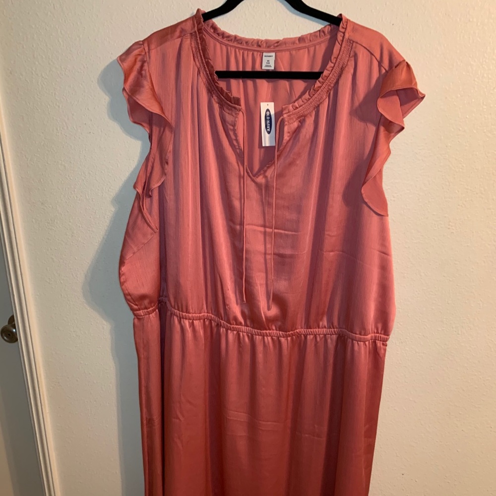Old Navy plus size sleeveless silk dress NWT
